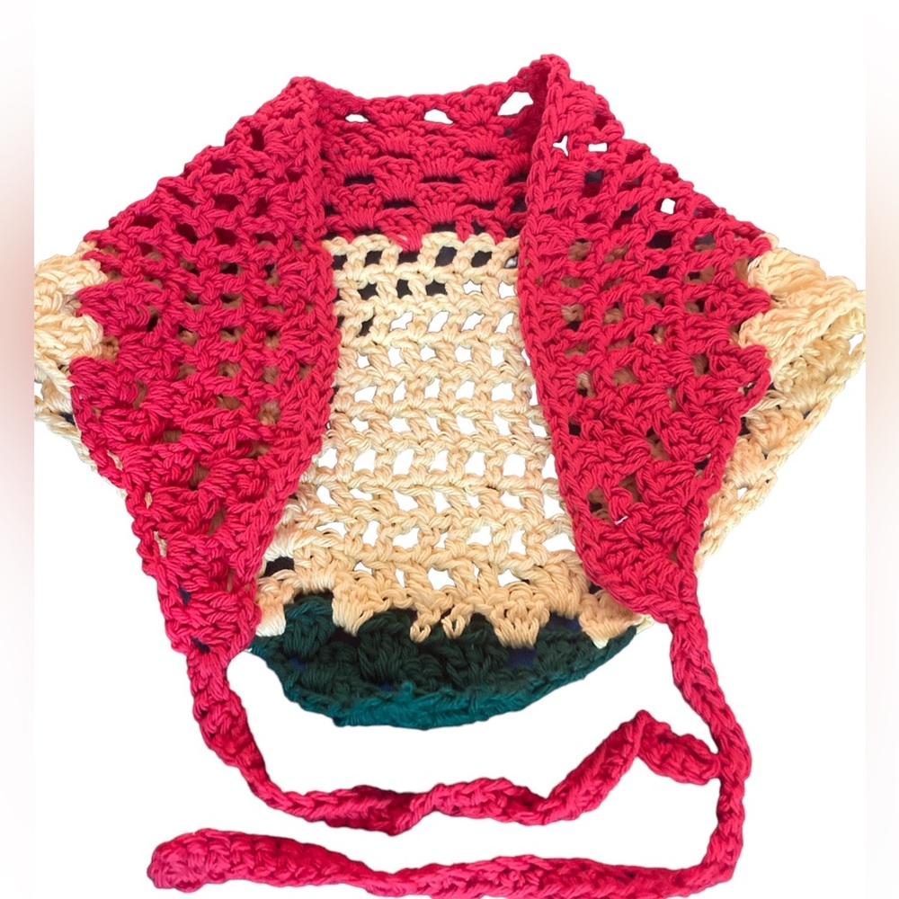 Handcrafted Handkerchief Triangle Crochet Scarf
